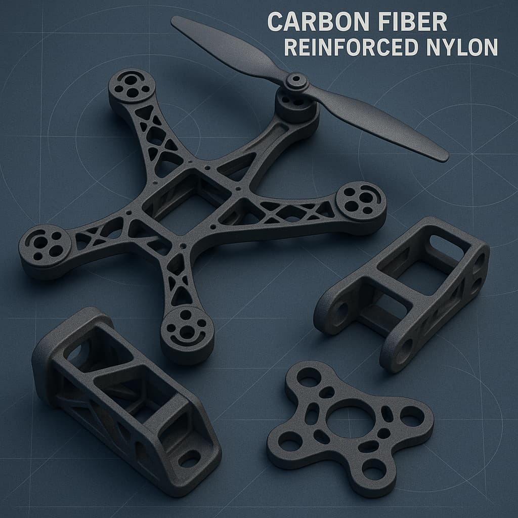 Анализ решений на основе легких и высокопрочных нейлоновых материалов для беспилотных летательных аппаратов и интеллектуального оборудования
