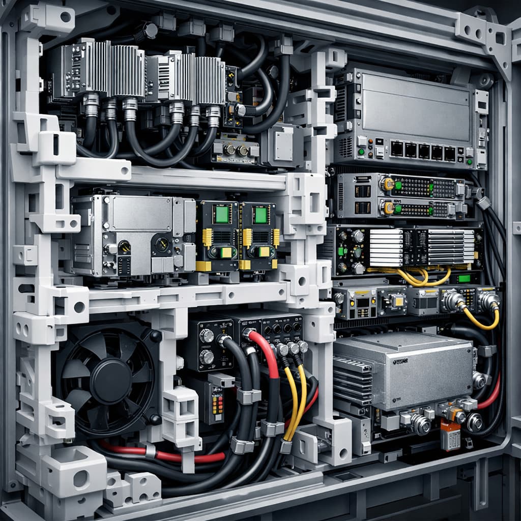 Применение нейлона с высоким коэффициентом теплопроводности (High-CTI) в оборудовании связи 5G: анализ сопротивления утечке и высокочастотной стабильности.
