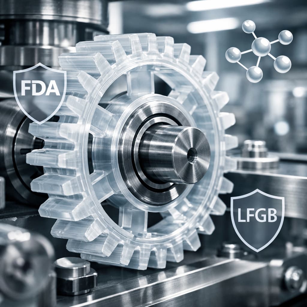 Требования безопасности к модифицированному нейлону в пищевом оборудовании: анализ стандартов FDA и LFGB.